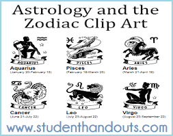 Astrology And The Zodiac Clip Art Gallery Student Handouts In 2020 Clip Art Art Zodiac