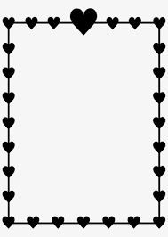 Download Frame Svg Jpeg Heart Border Black And White Clipart Transparent Png 797x1074 Free Download On Nicepng