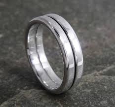 Mens Silver Ring Wedding Band Ring Stripe Manly Ring Etsy Mens Silver Ring Wedding Bands Mens Silver Rings Wedding Ring Bands