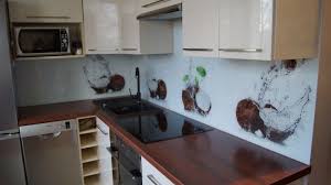 Wydruk Na Szkle Szklane Kokosy Nad Kuchennym Blatem Home Decor Kitchen Cabinets Decor