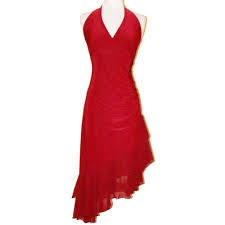 Argentine Tango Dance Dresses Ruched Ruffle Holiday Party Cocktail Evening Special Occasion Halter Dance Dresses Salsa Dancing Outfit Cheap Cocktail Dresses