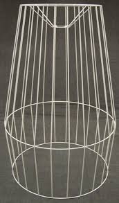 Drahtform Tina Oxhohe 47x70cm 24 Streben Lampenschirm Schirm Lampe