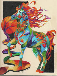Spirit Horse Totem By Sherry Shipley In 2021 Horse Art Animal Paintings Horses