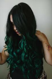 Pin By Autumn Baker On Beauty And The Hair In 2020 Dark Green Hair Green Hair Colors Green Hair Ombre