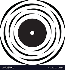 Vinyl Record Logo Vector Image On Vectorstock Vector Logo Vinyl Vector Images