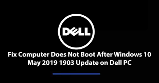 Any idea what the problem might be. Fix No Boot Issue After Windows 10 May 2019 1903 Update On Dell Pc