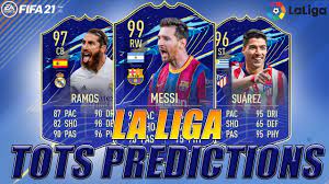 Four clubs will dominate the team: Fifa 21 La Liga Tots Predictions La Liga Team Of The Season Fut 21 Youtube