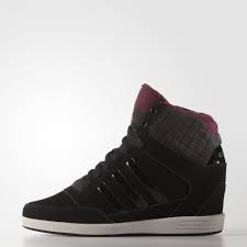 Black Adidas Shoes With Gold Adidas Super Wedge Shoes Black Adidas Us Black Wedge Shoes Sport Shoes Sneakers Adidas Women Fashion