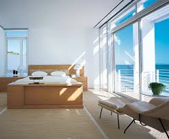 Modern interior of the beach house. Modern Beach House With White Exterior Paint By Richard Meier Karmatrendz