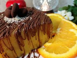 حلا تحفة ومميز بنكهة البرتقال والشوكولاتة زاكي Recipe Desserts Food Yummy