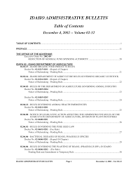 Volume 02-12 - December 2002 Idaho Administrative Bulletin.book