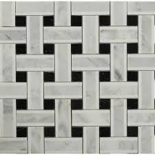 I want to surround the garden tub in marble as well and cover the floor in 12x12 marble tiles. Ivy Hill Tile Yarn Threaded Onyx Polished Marble Tile 3 In X 6 In Tile Sample Ext3rd102909 The Home Depot Marble Mosaic Splashback Tiles Marble Tile