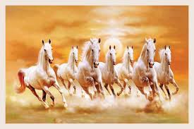 The hooves of a horse have the same protein you can find in human… Seven White Horses 24x36 Inches Fine Art Print 7 White Horses Running Is Amazing Hd Wallpapers For Desk Horse Canvas Painting Horses Painting Horse Wallpaper