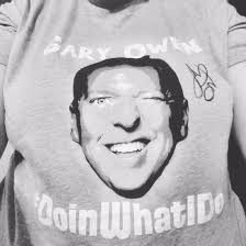 Rocking my Stoopid Rich shirt Gene Harding signed & designed