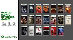 Microsoft Is Bringing These 20 Hot Bethesda Titles To Xbox Game Pass Starting Tomorrow In 2021 Game Pass Bethesda Games Xbox Games