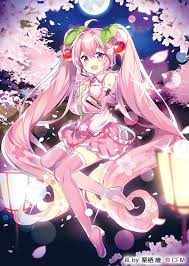 Sakura Miku Vocaloid Hatsune Miku Kawaii Anime