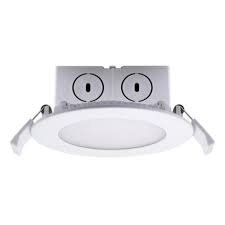 Bulbrite 4 In Soft White New Construction Or Remodel Ic Rated Recessed Integrated Led Kit With J Box Flat Downlight 2 Pack 861559 The Home Depot