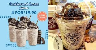 Below are 44 working coupons for coffee bean promotion from reliable websites that we have updated for users to get maximum savings. Coffee Bean Offering Cookies Cream Deluxe At 19 90 For 4 Time To Jio Your Oreo Milkshake Buddies Great Deals Singapore