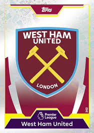 West ham badge clipart 10 free cliparts | download images. Match Attax 2017 18 343 West Ham Badge Club Badges Footycards Com