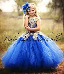 Royal Blue Dress Gold Dress Flower Girl Dress Clothing Children Girl Etsymktgtool Princess Flower Girl Dresses Gold Flower Girl Dresses Royal Blue Dresses