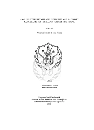 Meski terdengar sedih, sendu, dan muram menurutku lagu ini jauh dari itu. Top Pdf Interpretasi Makna Macapat Dalam Karya Piano Trio 123dok Com
