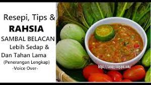 Kalau rasanya sama, saya akan pilih kisar. Resepi Tips Dan Rahsia Sambal Belacan Lebih Sedap Petua Sambal Tahan Lama Sambal Belacan Recipe Youtube