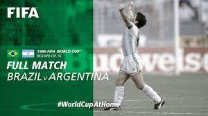 This is the only ko match argentina and brazil have ever played in a world cup. Brazil V Argentina 1990 Fifa World Cup Full Match Youtube