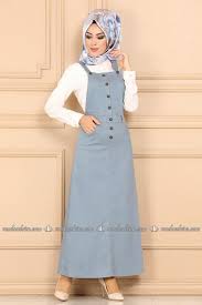 Modaselvim Elbise Cepli Kot Jile Mz3624 Mavi Turban Kiyafetler Tarz Moda Moda Stilleri