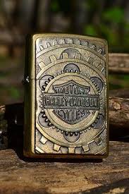 Doublequicktime Zippo Lighter Harley Davidson Gears Brass 1998 Rare Model 204bhd H223 For Usd149 Zippo Lighter Zippo Lighter Harley Davidson Zippo