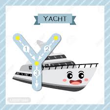 This worksheet features a large uppercase y and . Letter Y Uppercase Cute Children Colorful Transportations Abc Alphabet Tracing Flashcard Of Yacht For Kids Learning English Vocabulary And Handwriting Vector Illustration Royalty Free Cliparts Vectors And Stock Illustration Image 125103113