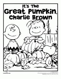 It S The Great Pumpkin Charlie Brown Coloring Pages Cartoon Jr Charlie Brown Halloween Pumpkin Coloring Pages Halloween Coloring