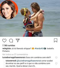 Created by marceloper1971a community for 4 years. Tata Werneck Detona Seguidora Que Prefere Rafael Vitti Com Isabelle Drummond Entenda Estrelando