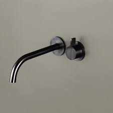 Complement your bathroom style with matching hot and cold bath and basin tapware sets. Pb Set01 Wall Mounted Basin Mixer With Spout Architonic