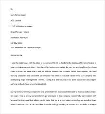 Free 6 Sample Financial Reference Letter Templates In Pdf Ms Word