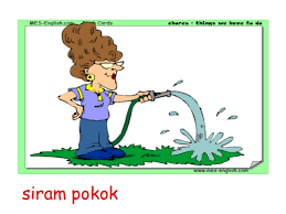 If you want to learn pokok in english, you will find the translation here, along with other translations from sundanese to english. Gambar Kartun Siram Pokok Bunga