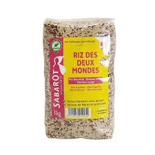 Riz Des 2 Mondes 1 Kg Sabarot Metro