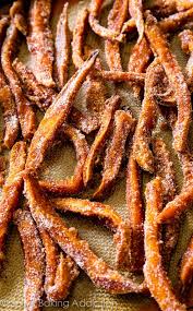 Add milk a tablespoon at a time to even out consistency. Cinnamon Sugar Sweet Potato Fries Sally S Baking Addiction