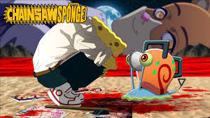 The SpongeBob SquarePants Anime Scene - Chainsaw Sponge - YouTube