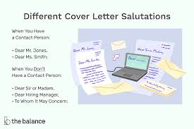 The reader does not have time to go through call the company and get the full name and correct spelling of the recipient. How To Choose The Right Greeting For Your Cover Letter