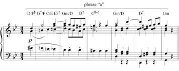 In polyphonic music, be aware that it's common to have overlapping phrases between the voices. Phrase