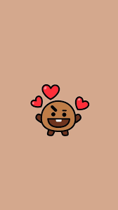 Kaufe bts suga als bt21 chimmy von hellodigitals als bettbezug. Shooky Bt21 Bts Cute Corazones Kooky Love Suga Yoongi Hd Mobile Wallpaper Peakpx