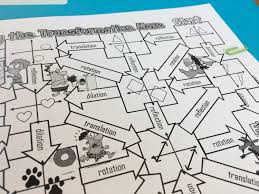 11 Activities For Teaching Effects Of Transformations Transformations Math High School Math Activities Math Games Middle School