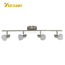 China Led 4 5w Crystal Acrylic Glass Iron 4 Light Track Lighting Adjustable Modern Ceiling Spotlight Four Lights Kitchen Track Spot Lighting China 20w Led Light Iron Spotlight