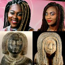 It's history is vast and varies from countries, cultures and centuries. Box Braids And Twists In Ancient Egypt Box Braids And Twists Today African Hair History Egyptian Hairstyles Ancient Egypt