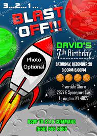 Thank you for stopping by and checking out my items. Outer Space And Rocket Birthday Invitations Birthday Invitations 2nd Birthday Invitations Outer Space