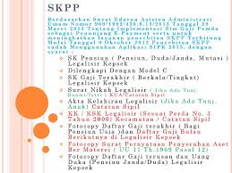 Biasanya mutasi kerja dilakukan untuk meningkatkan produktivitas karyawan. Skpp Sk Pensiun Pensiun Duda Janda Mutasi Legalisir Kepsek Ppt Download