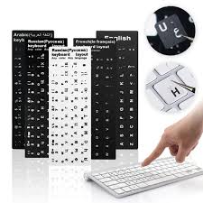 Physical layout is the actual positioning of keys on a keyboard.visual layout is the arrangement of the legends (labels, markings, engravings) that appear on those. Wear Resistant English Laptop Keyboard Arabic Spanish Keyboard Stickers Russian Letter Alphabet Layout Lazada