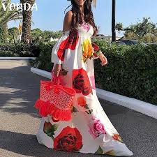We did not find results for: Vonda 2021 Summer Beach Dress Bohemian Women Sexy Off The Shoulder Floral Print Maxi Long Dresses Holiday Vestidos Oversized Dresses Aliexpress