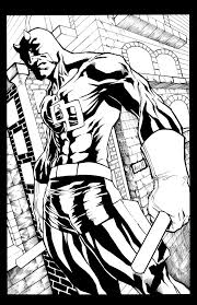 Daredevil Inks Daredevil Man Thing Marvel Inks
