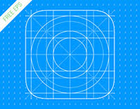 The author of this icon set went all out. Free Template Ios 12 Icon Grid Eps8 Vector Illustration On Behance